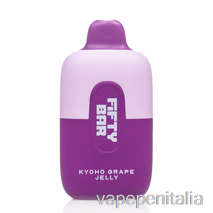 Vape Italia Cinquanta Bar 6500 Gelatina D'uva Kyoho Usa E Getta